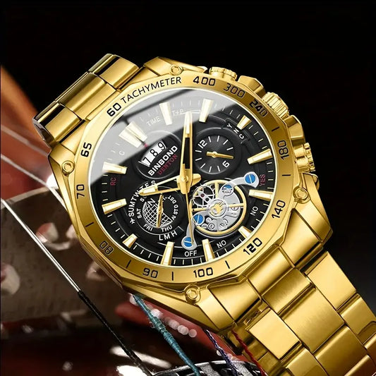 Elevate Your Style with the BinBond Luxury Men’s Watch – The Perfect Blend of Elegance and Functionality
