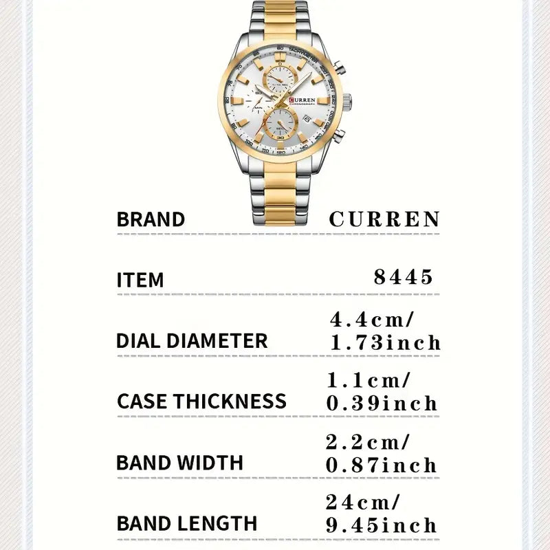 CURREN BUSINESS MENS WATCH