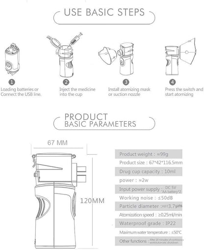 Portable Steam Inhaler