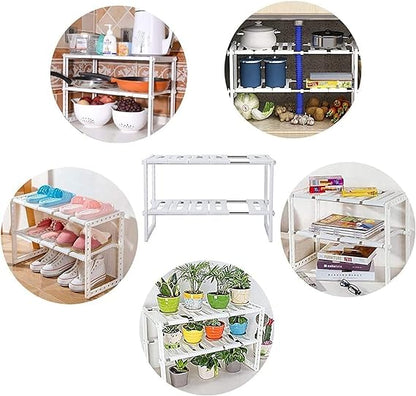 Adjustable Storage Organizer Rack